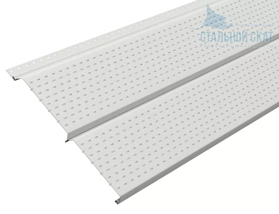 Софит перфор. Lбрус-XL-14х335 (ПЭ-01-9002-0.45) в Лобне