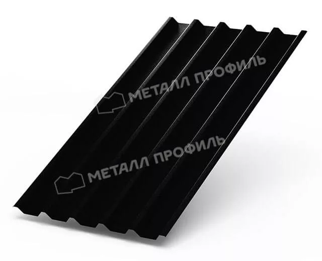 Фото: Профнастил С44 х 1000 - B (ПЭ-01-9005-0.45) в Лобне