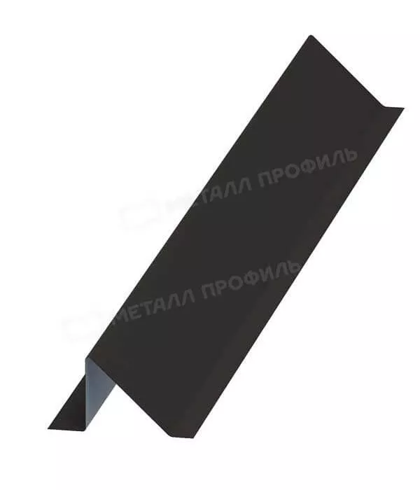 Фото: Планка снегозадержателя 95х65х2000 (VALORI-20-DarkBrown-0.5) в Лобне