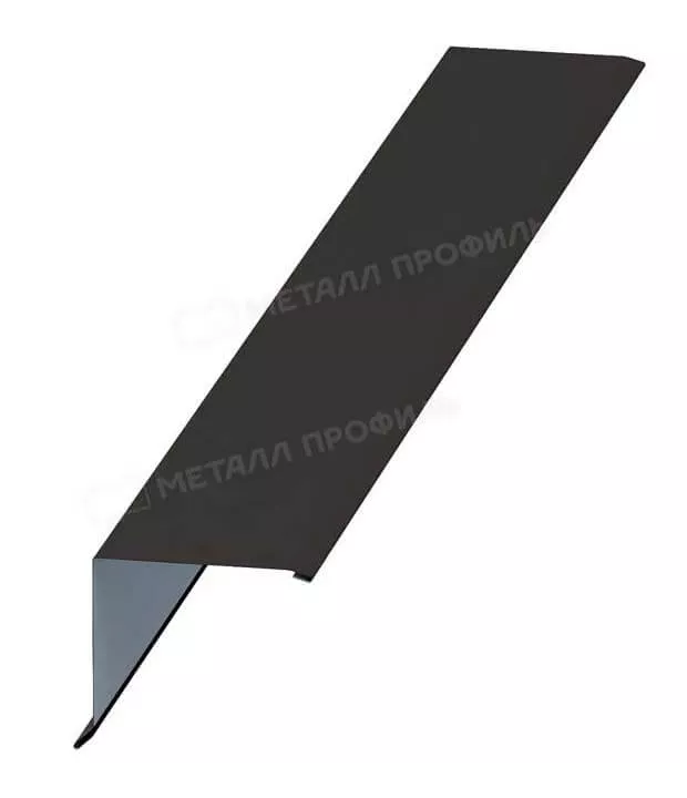 Фото: Планка торцевая 95х120х2000 (VALORI-20-DarkBrown-0.5) в 
