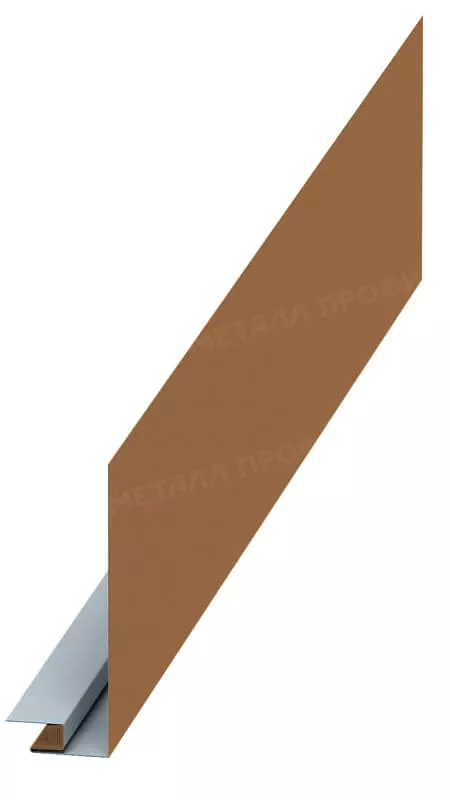 Фото: Планка карнизного свеса сложная185х50х2000 (AGNETA-03-CopperCopper-0.5) в Лобне