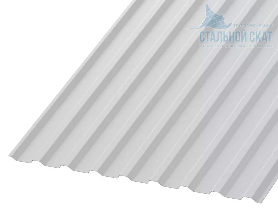 Фото: Профнастил МП20 х 1100 - B (ПЭ-01-9003-0.4±0.08мм) в Лобне
