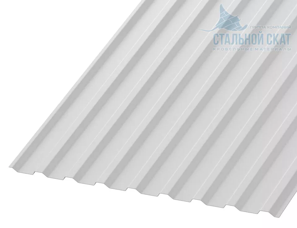 Фото: Профнастил МП20 х 1100 - B (ПЭ-01-9010-0.45) в Лобне