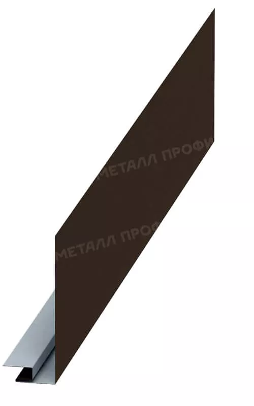 Фото: Планка карнизного свеса сложная 250х50х2000 NormanMP (ПЭ-01-8017-0.5) в Лобне