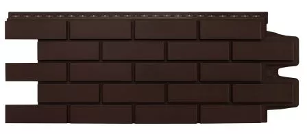 Фото: Фасадная панель Grand Line Клинкерный кирпич Classic шоколадный в Лобне