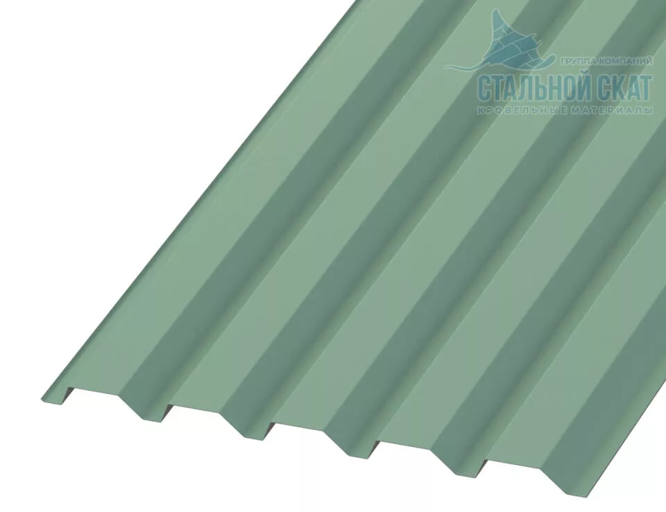 Фото: Профнастил С44 х 1000 - B (PURMAN-20-Tourmalin-0.5) в Лобне