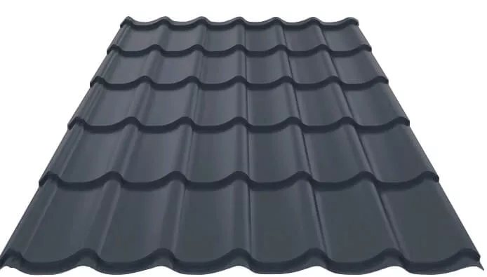 Металлочерепица МП Ламонтерра-XL (VALORI-20-Grey-0.5) в Лобне