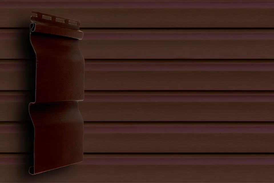 Фото: Сайдинг Корабельная доска Grand Line Acryl темный дуб (3,0м) в 