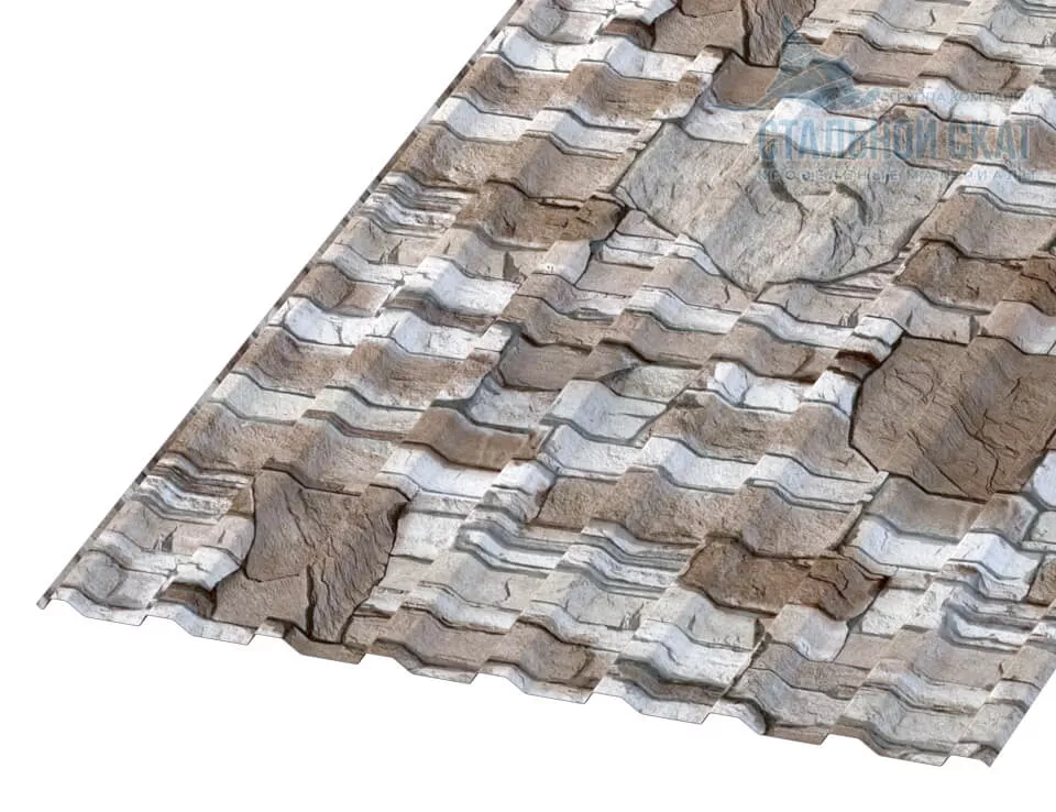 Фото: Профнастил МП20 х 1100 - R (ECOSTEEL-01-Песчаник-0.5) в Лобне