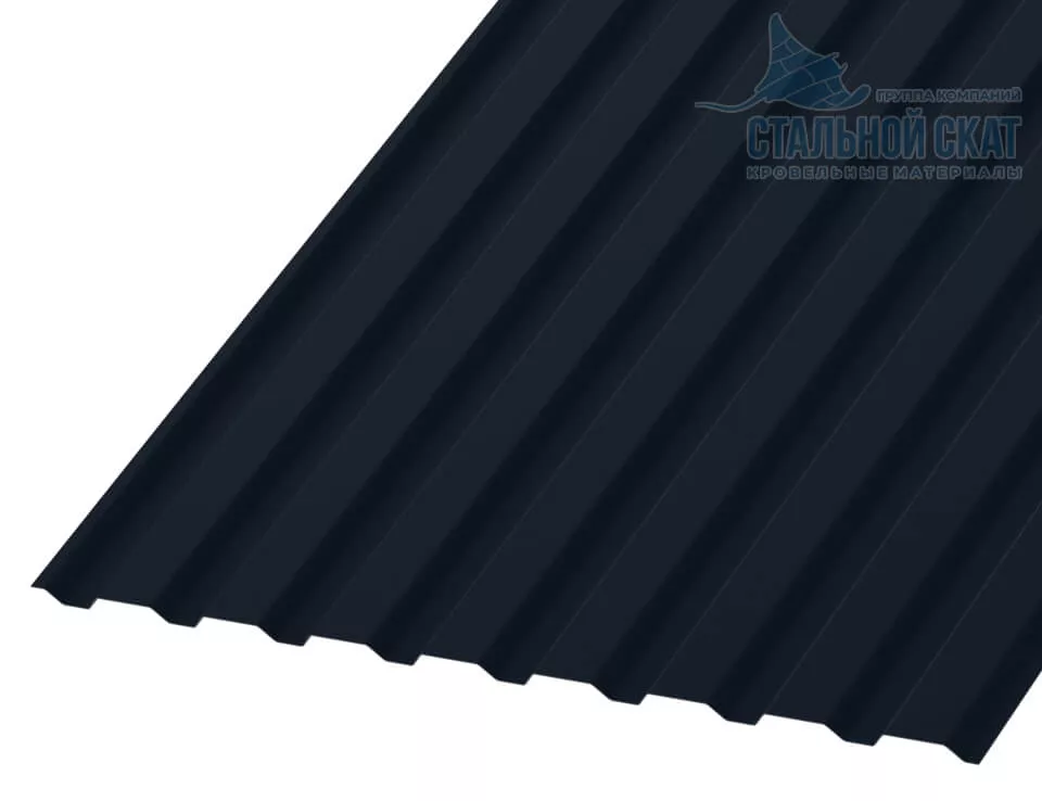 Фото: Профнастил МП20 х 1100 - A (VALORI-20-DarkGrey-0.5) в Лобне
