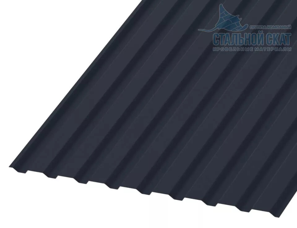 Фото: Профнастил МП20 х 1100 - A (VALORI-20-Grey-0.5) в Лобне