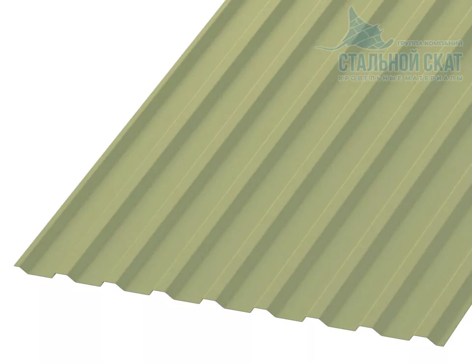 Фото: Профнастил МП20 х 1100 - B NormanMP (ПЭ-01-6019-0.5) в Лобне