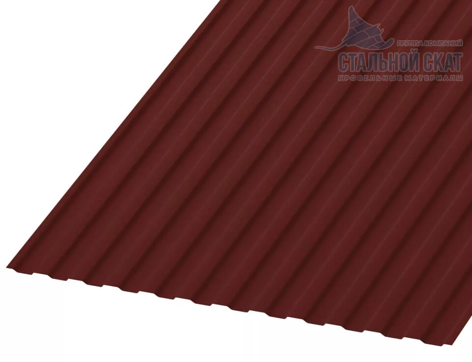 Фото: Профнастил МП10 х 1100 - B (PURETAN-20-RR29-0.5) в Лобне