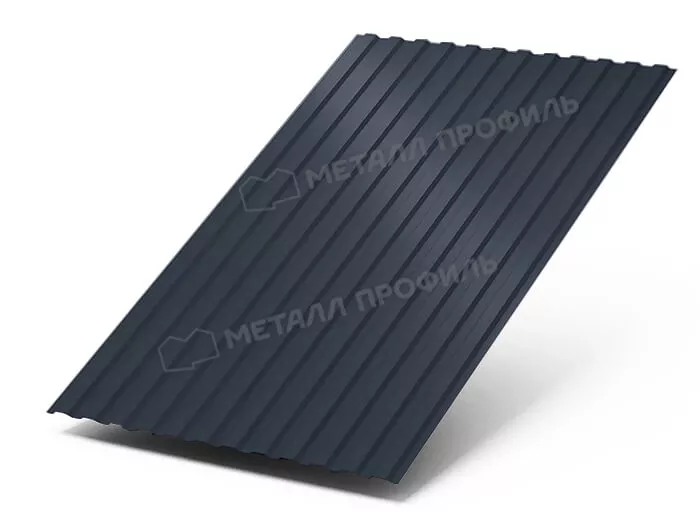 Фото: Профнастил МП10 х 1100 - B NormanMP (ПЭ-01-7016-0.5) в Лобне