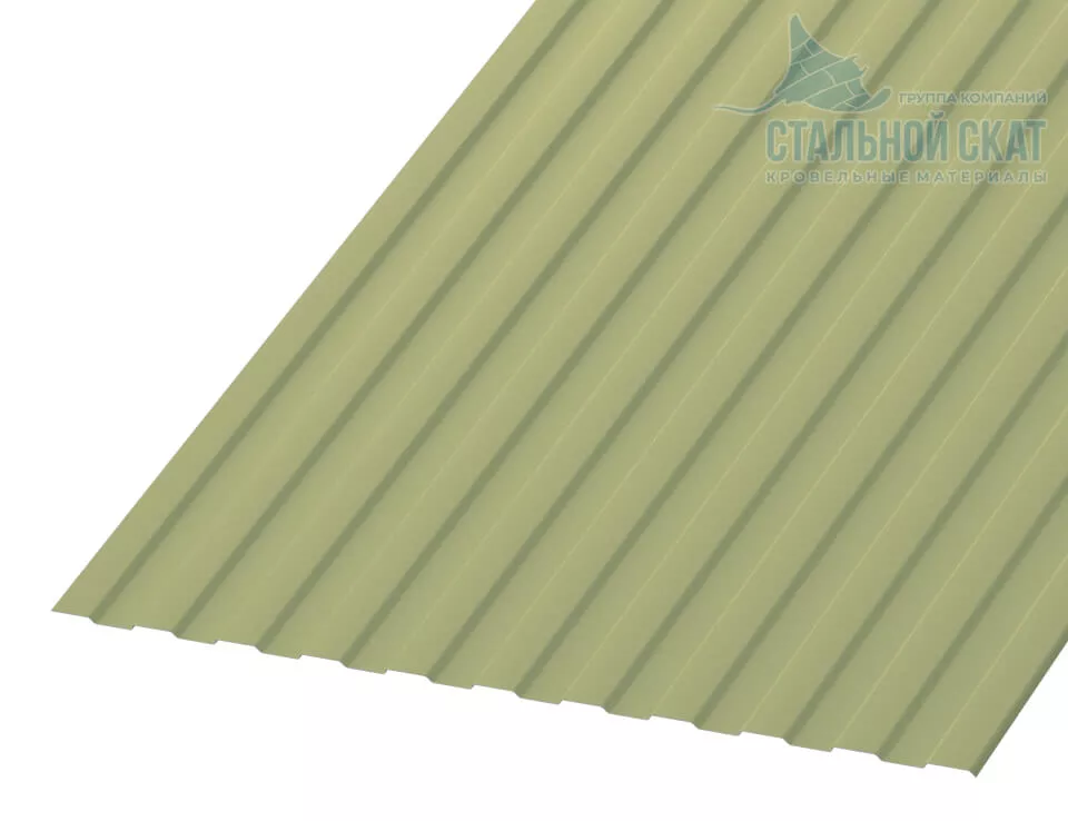 Фото: Профнастил С8 х 1150 NormanMP - A (ПЭ-01-6019-0.5) в Лобне
