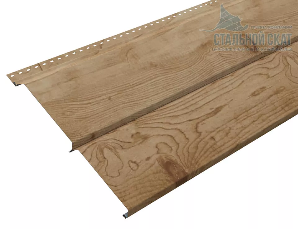 Сайдинг Lбрус-XL-14х335 (ECOSTEEL-01-Сосна-0.5) в Лобне