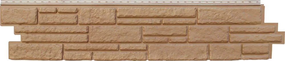 Панель ЯФАСАД Grand Line Алтайский камень Classic янтарь в Лобне