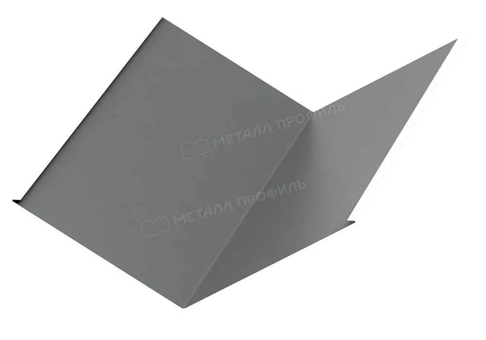 Планка ендовы нижняя 298х298х2000 NormanMP (ПЭ-01-9006-0.5) в Лобне