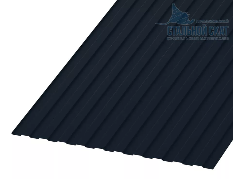 Фото: Профнастил С8 х 1150 - B (VALORI-20-DarkGrey-0.5) в Лобне