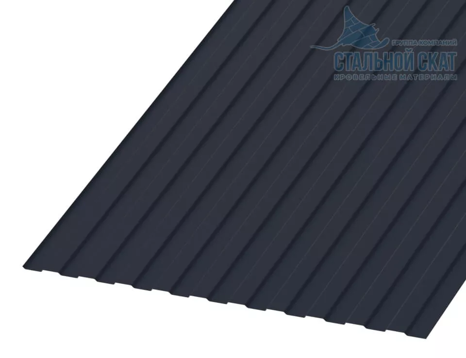 Фото: Профнастил С8 х 1150 - B (VALORI-20-Grey-0.5) в Лобне