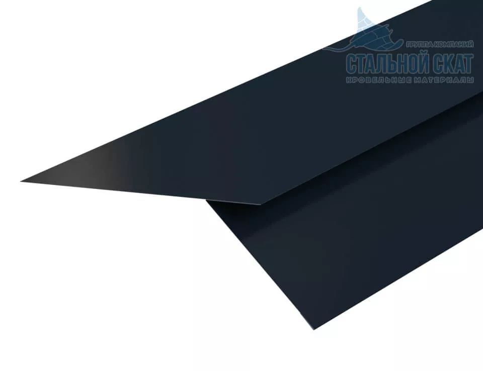 Фото: Планка карнизная FASTCLICK 130х80х2000 (VALORI-20-DarkGrey-0.5) в 
