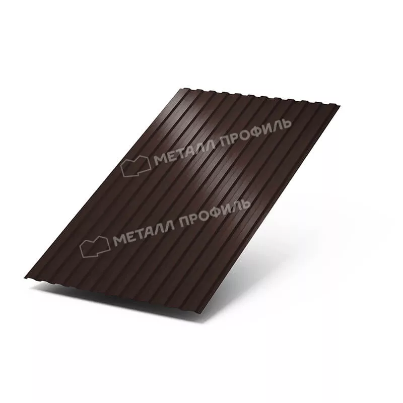 Фото: Профнастил МП10 х 1100 - A (VALORI-20-Brown-0.5) в Лобне