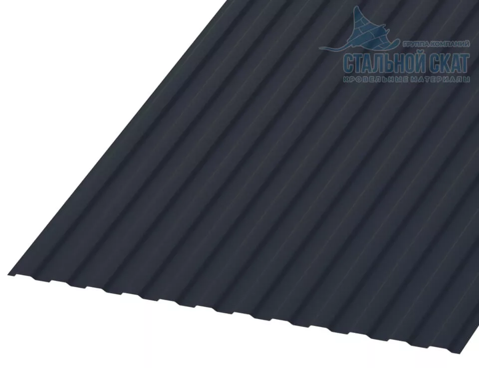 Профнастил МП10 х 1100 - A (VALORI-20-Grey-0.5) в Лобне