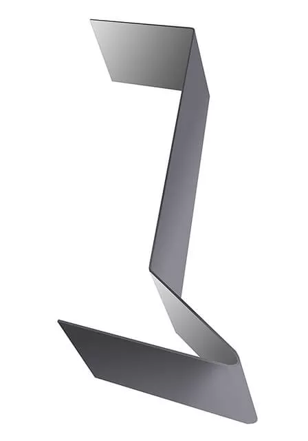 Фото: Планка примыкания для мягкой кровли 0,5 Satin с пленкой RAL 7004 сигнальный серый (2м) в Лобне