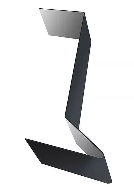 Планка примыкания для мягкой кровли 0,5 Satin с пленкой RAL 7024 мокрый асфальт (2м) в Лобне