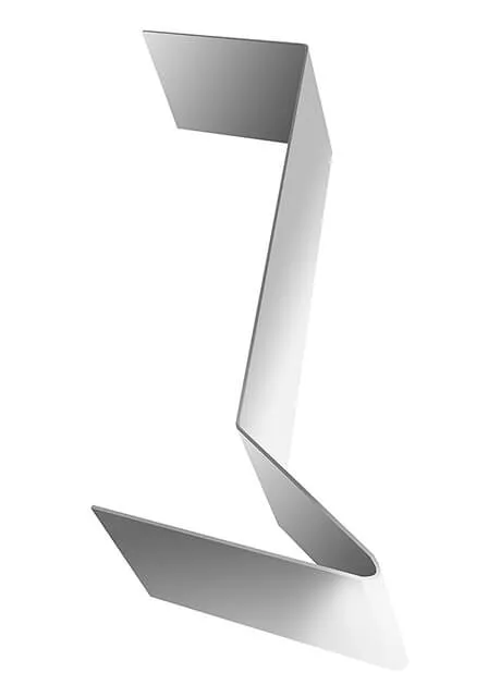 Планка примыкания для мягкой кровли 0,5 Satin с пленкой RAL 9003 сигнальный белый (2м) в Лобне