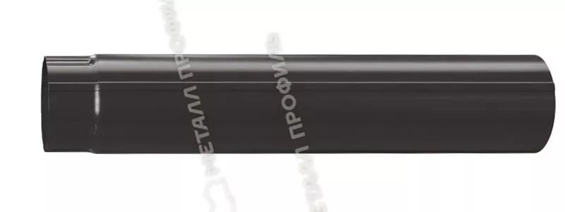 Фото: Труба водосточная D100х3000 Foramina Freeze (FRZ_D-01-DarkBrownDarkBrown-0.5) в 