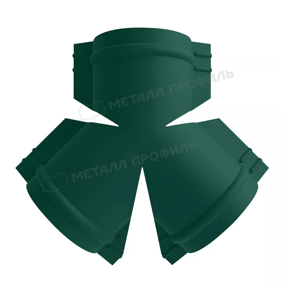 Y-образный тройник для круглого конька R110 (VikingMP-01-9005-0.45) в Лобне