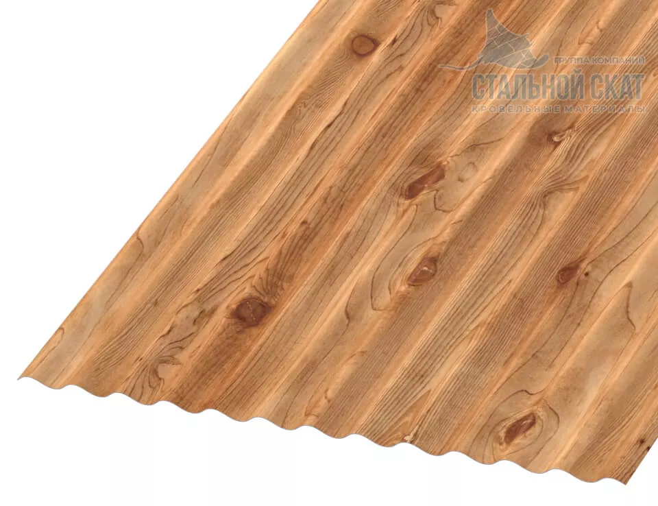 Фото: Профнастил МП18 х 1100 - A (ECOSTEEL_T-01-Кедр-0.5) в Лобне
