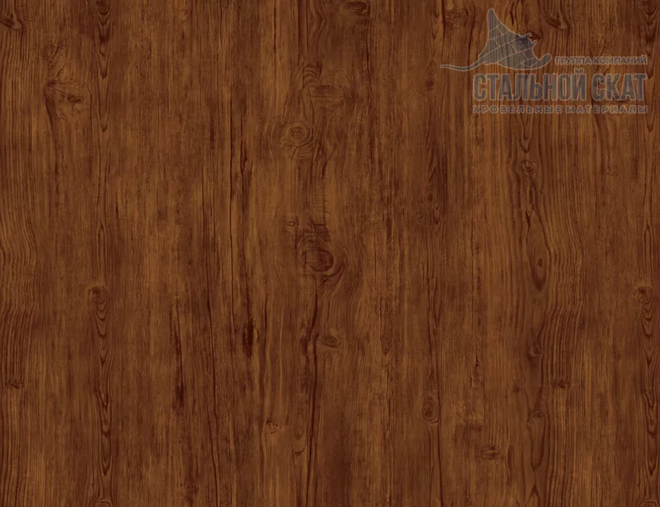 Фото: Планка откоса сложная 3D 245х75х3000 (ECOSTEEL-01-МореныйДуб-0.5) в Лобне