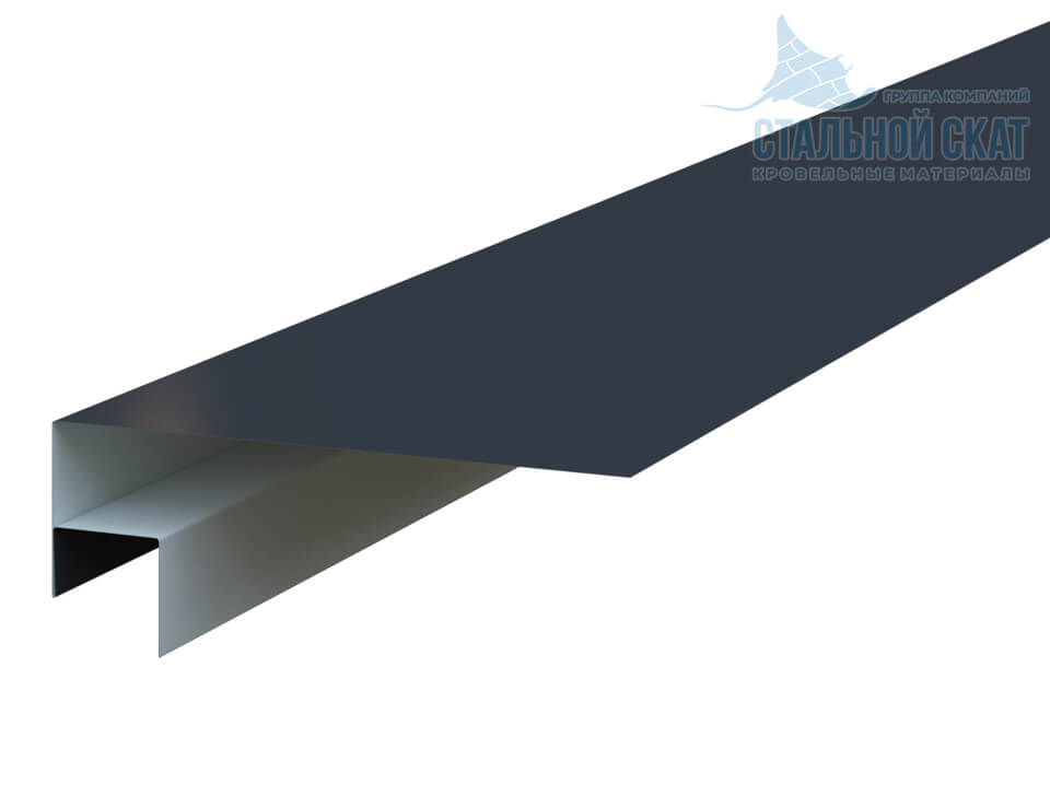 Планка откоса сложная FASTCLICK 175х34х3000 NormanMP (ПЭ-01-7024-0.5)