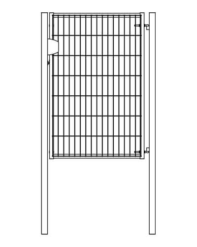 Калитка Light NoLock 1,53х1 RAL 6005