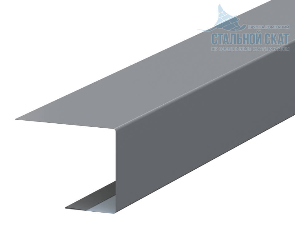 Планка завершающая FASTCLICK 50х38х3000 NormanMP (ПЭ-01-9006-0.5)