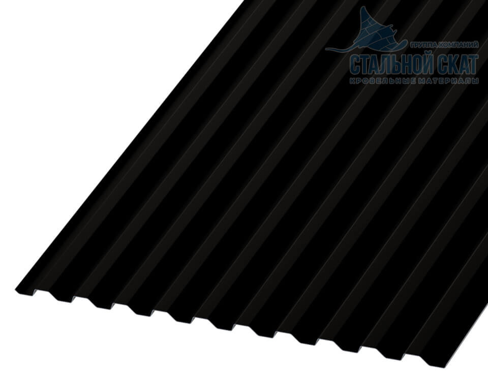 Профнастил С21 х 1000 - B (ПЭ-01-9005-0.45)