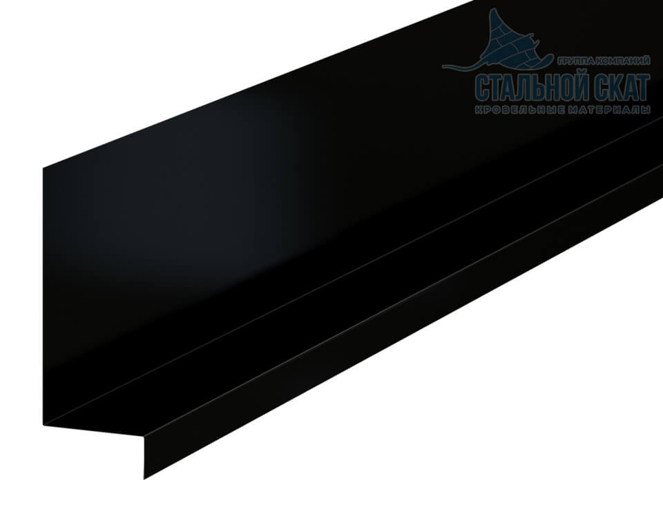 Планка примыкания боковая FASTCLICK 150х65х2000 (VikingMP E-20-9005-0.5)