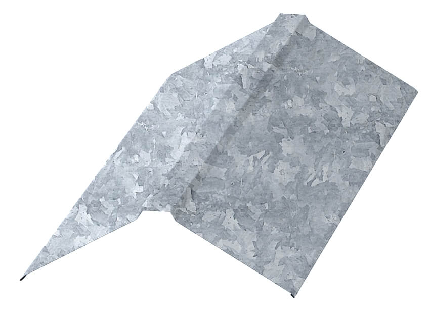 Планка конька плоского 190х190х2000 (ОЦ-01-БЦ-0.45)