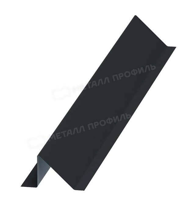 Планка снегозадержателя 95х65х2000 (VALORI-20-DarkGrey-0.5)