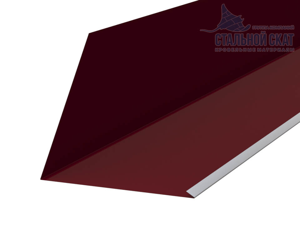 Планка примыкания верхняя к трубе FASTCLICK 250х240х2000 NormanMP (ПЭ-01-3005-0.5)