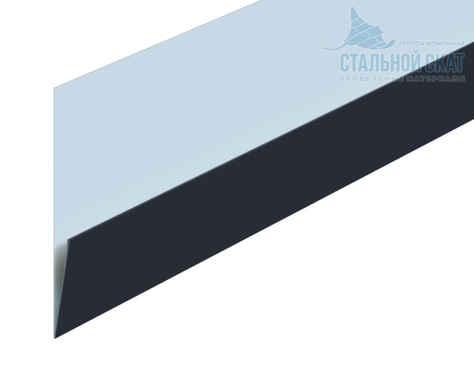 Планка начальная Lбрус-XL 20х50х3000 (VikingMP-01-7016-0.45)