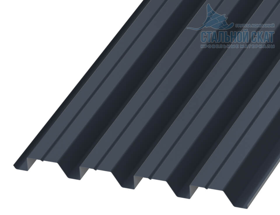 Профнастил Н60 х 845 - B NormanMP (ПЭ-01-7016-0.5)