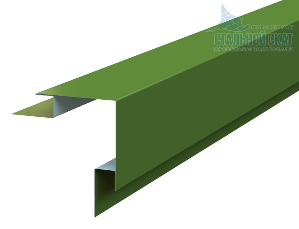 Планка угла наружного сложного 75х75х3000 NormanMP (ПЭ-01-6018-0.5)