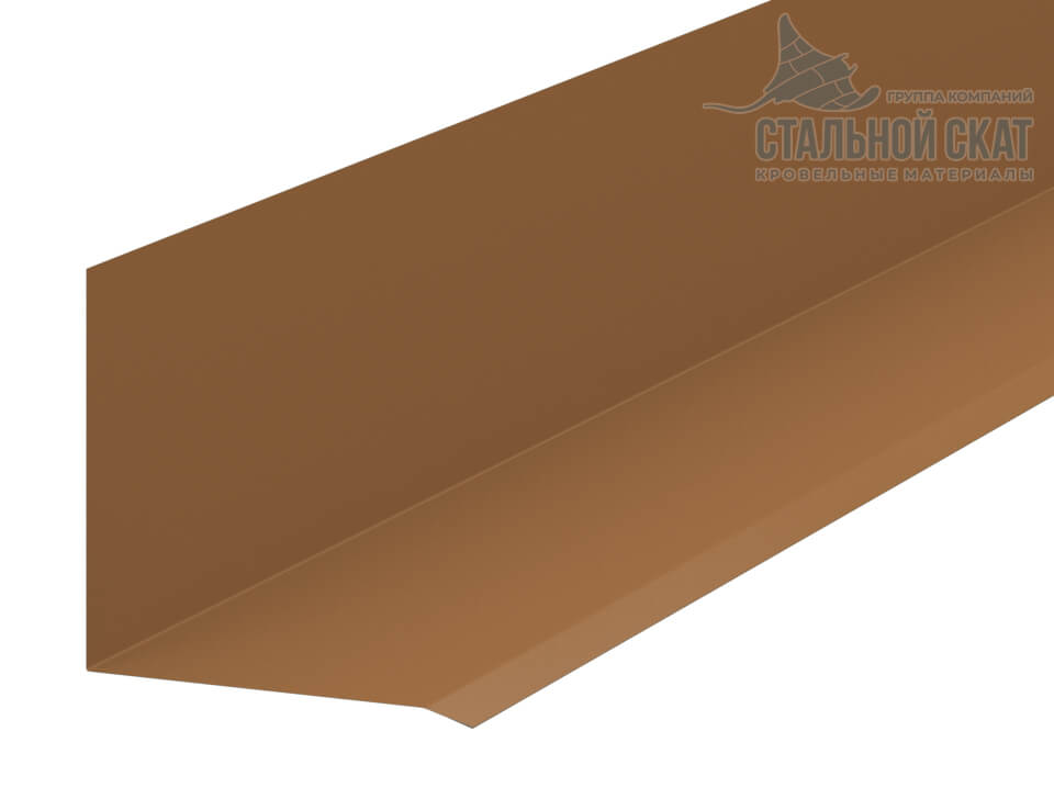 Планка примыкания верхняя к стене FASTCLICK 150х135х2000 (PURMAN-20-Argillite-0.5)
