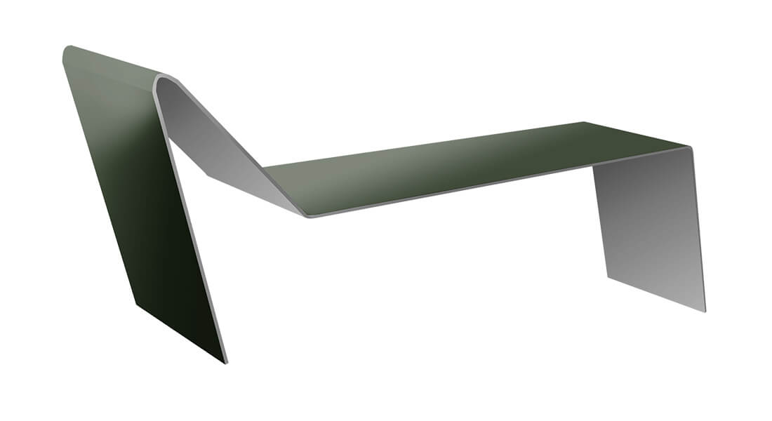 Планка примыкания для мягкой кровли 0,5 Satin Matt TX RAL 6020 хромовая зелень (3м)